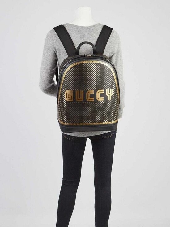 Gucci Black Leather \